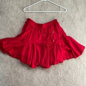 Red Skort